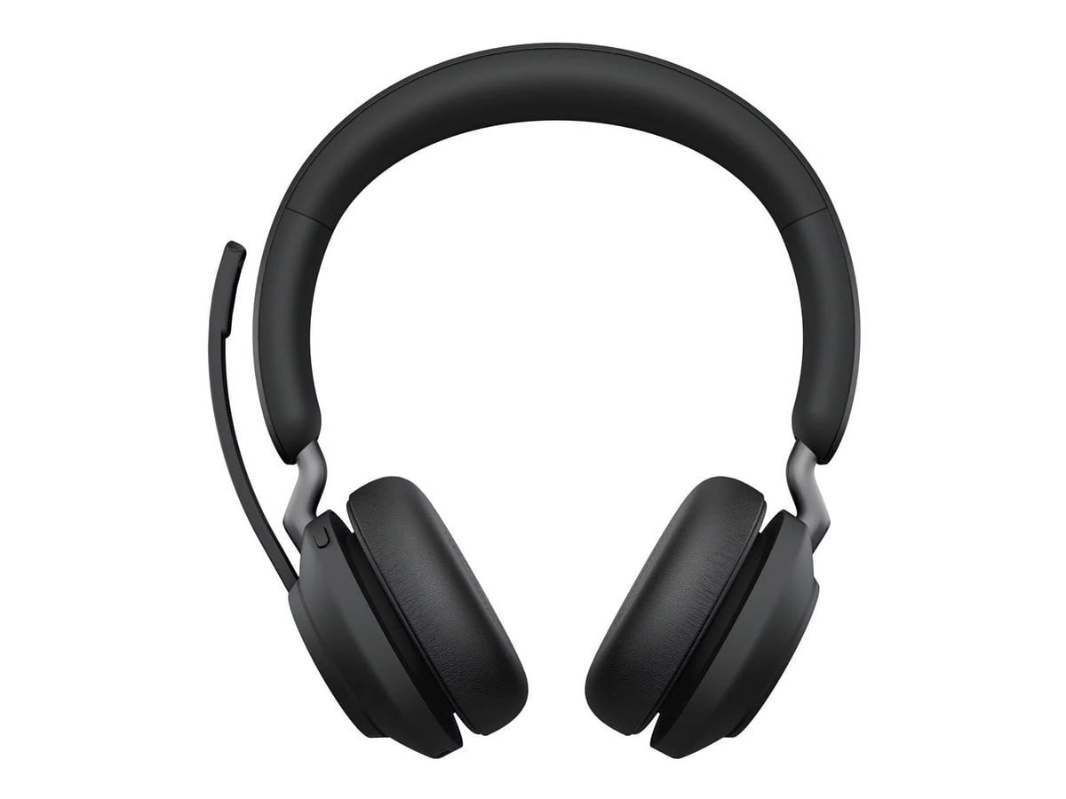 Jabra Evolve2 65 - USB-C MS Teams Stereo with Charging Stand USB-C Connector Circumaural Headset - Black