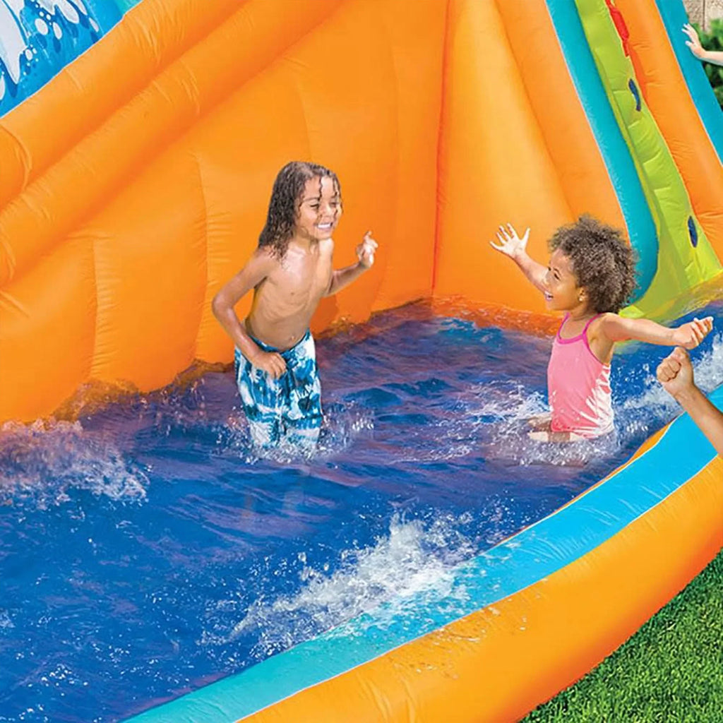 Banzai Surf Rider Kids Inflatable Outdoor Lagoon liquid Slide Splash Park