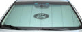 Covercraft UVS100 Custom Sunscreen with Black  Oval logo for 2015-2019  Transit-150, 2015-2019 Transit-250, 2015-2019 Transit-350, 2015-2019 Transit-350 HD | UFF11631SV | Silver