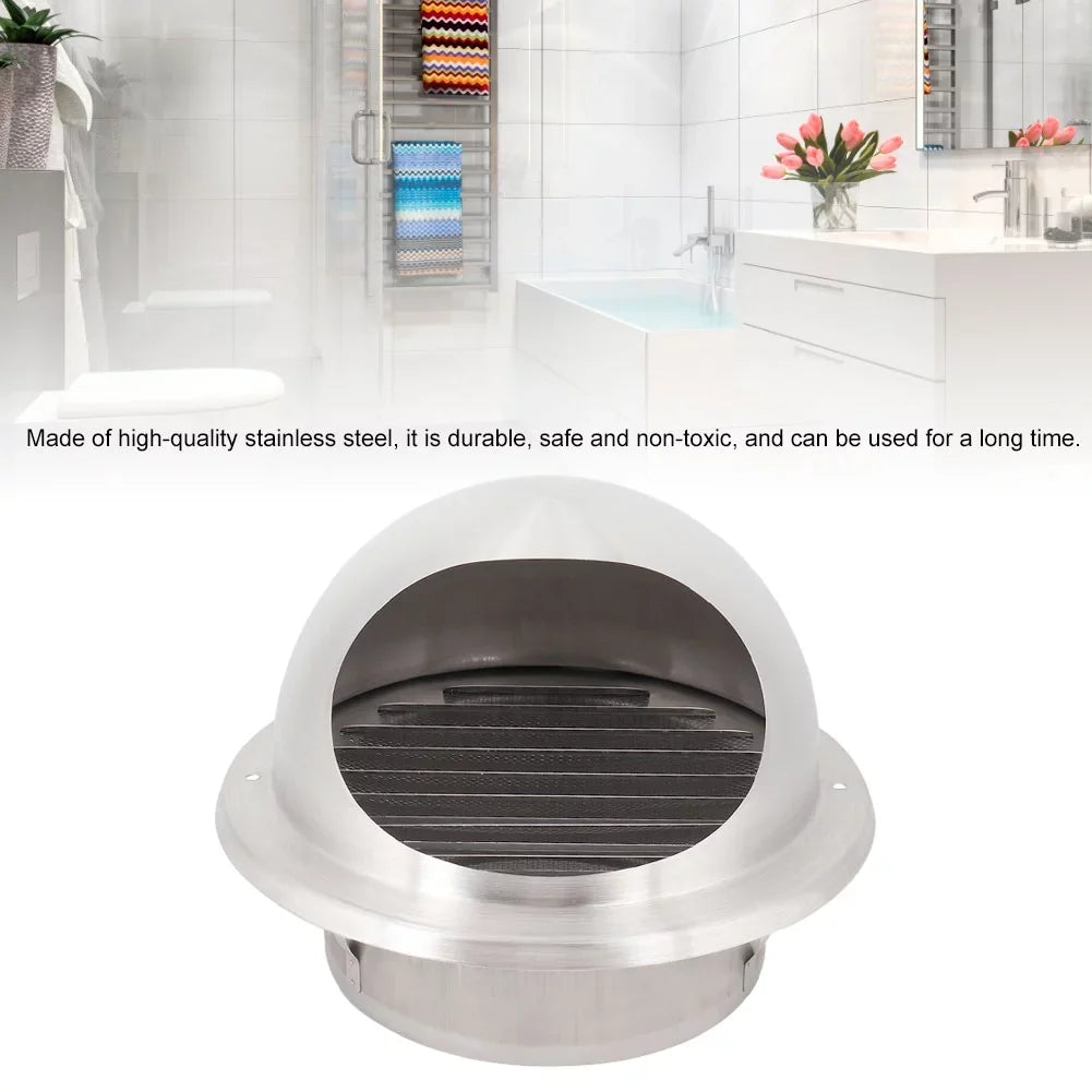 Tarente Household Stainless Steel Spherical Air Vent Air Outlet Ventilation shield