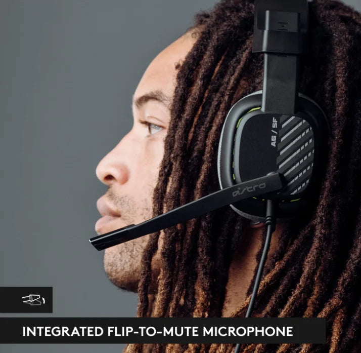 Restored Logitech Astro A10 Gen 2 Wired Headset for PlayStation/PC (Black) (Like New) (Refurbished)