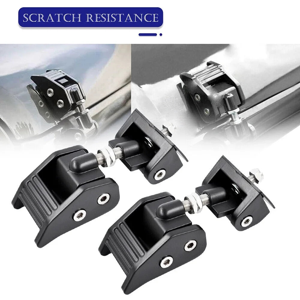 JLLOM Durable Black Front Hood Latch Lock Catch for Jeep Wrangler JK 07-18 - Enhanced Vehicle Security