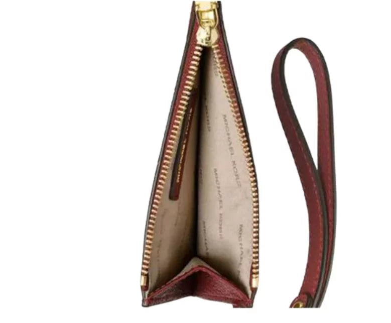 MICHAEL KORS Red Leather Coin Purse