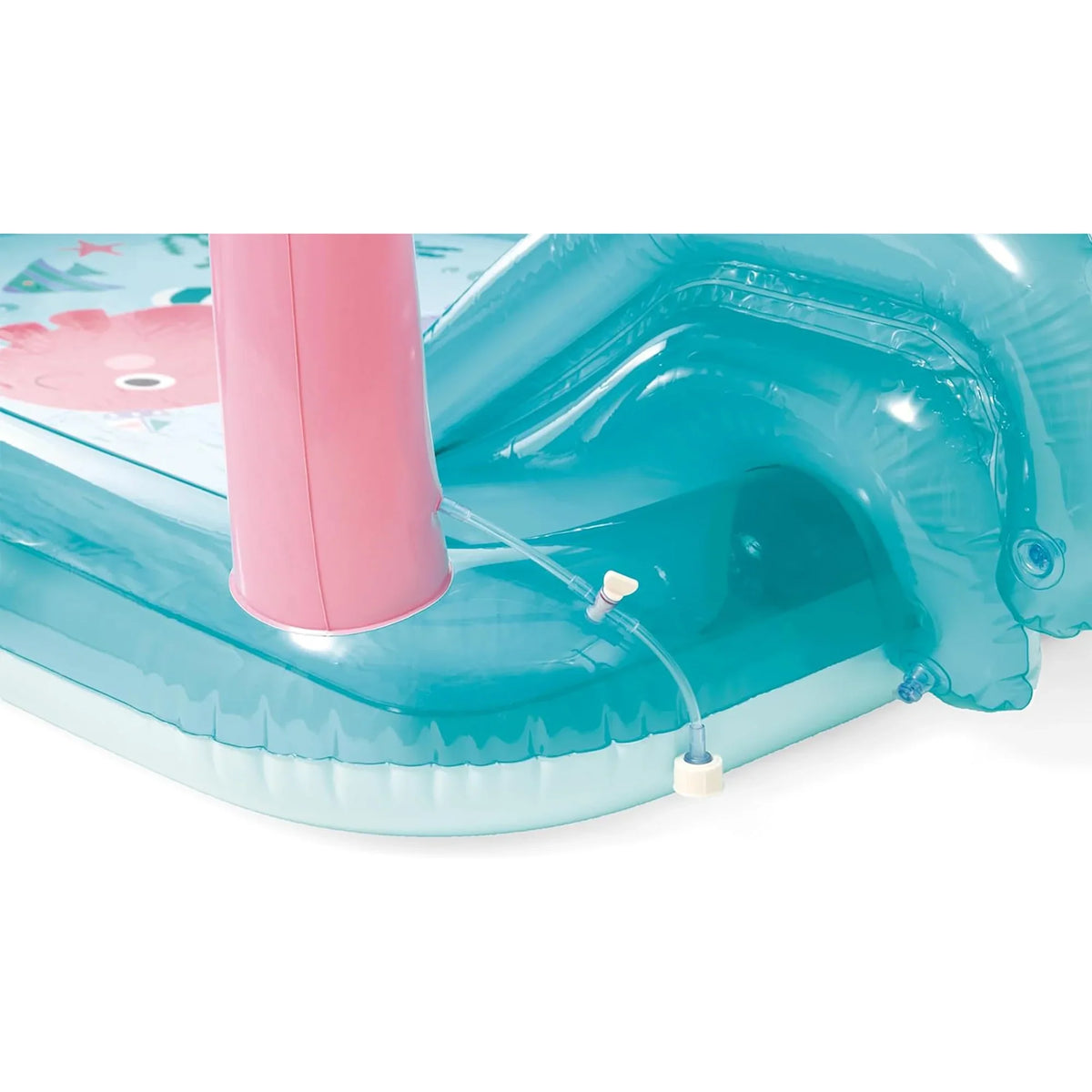 Friendly Octopus Inflatable Play Center W/ liquid Slide, Kids Ages 2+