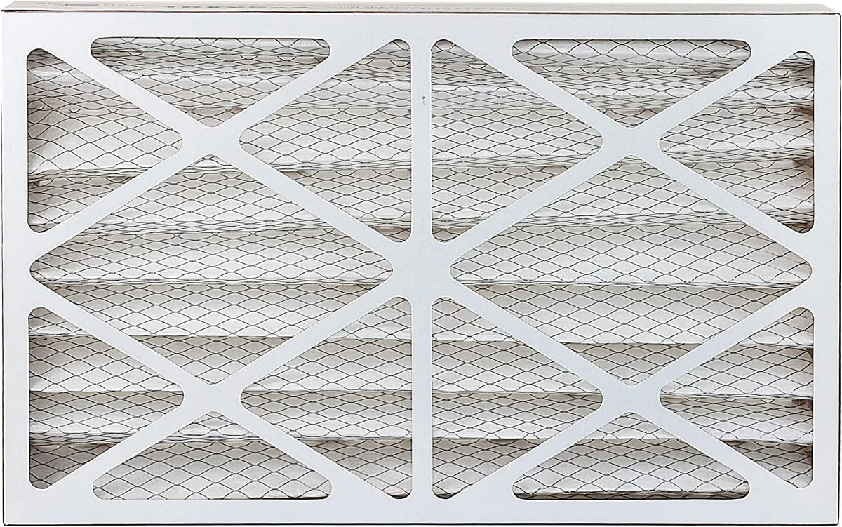 Filterbuy 10x25x4 MERV 8 Pleated HVAC AC Furnace Air Filters (12-Pack)