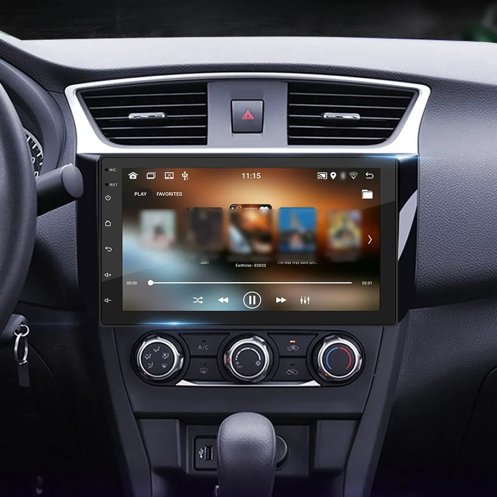 Docooler Android 11 Car Stereo Double Din GPS Navigation  Radio with 7 Inch Touchscreen Support WIFI/AUX/U-Disk/Phone Link/Hands-Free Calling/Reverse Picture/Steering Wheel Control with Backup Camera