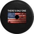 2018 2019 Wrangler JL Backup Camera There is Only One American Vintage Rustic USA Flag Spare Tire protector for Jeep RV 33 Inch