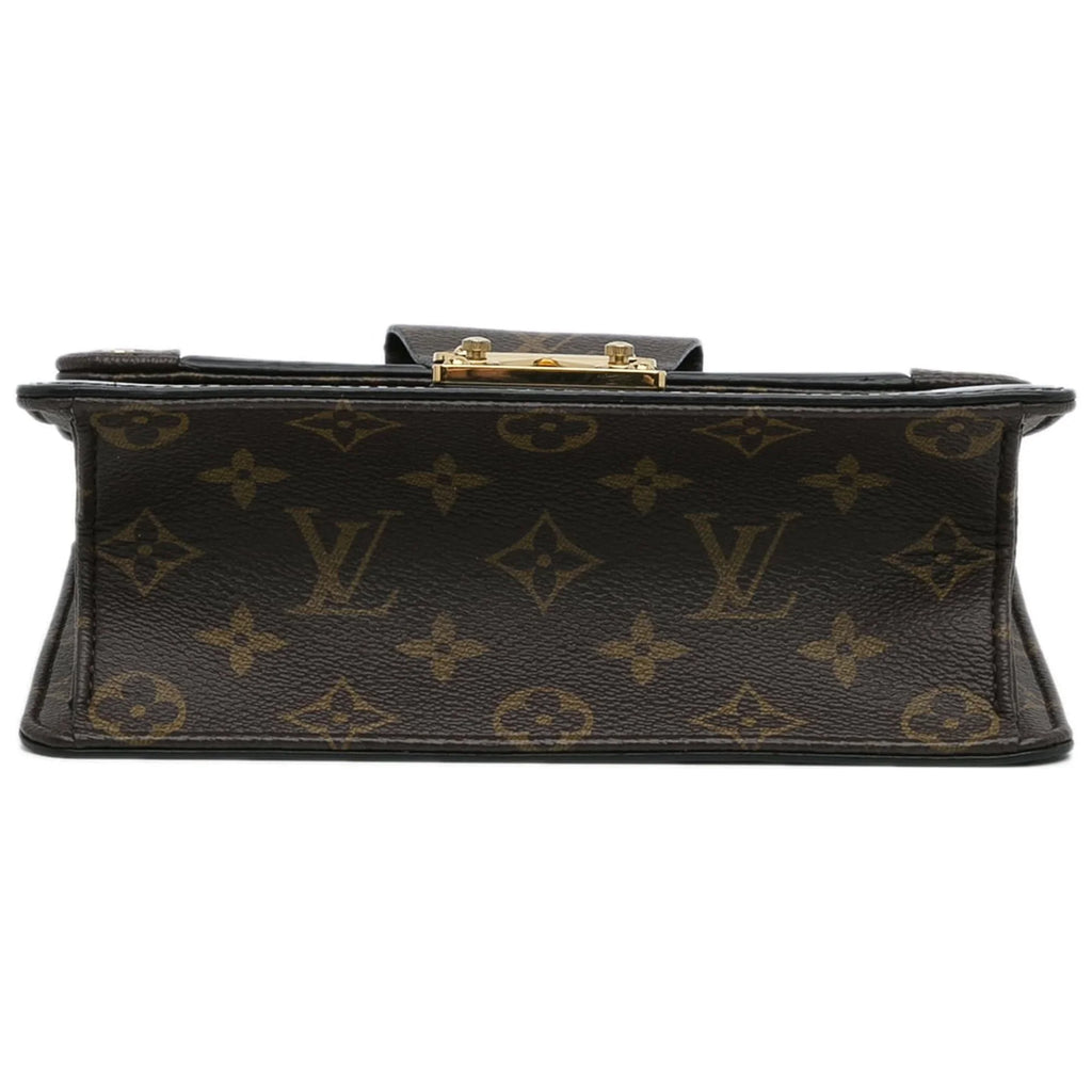 Pre-Owned Authenticated Louis Vuitton Monogram Vernis Wynwood Leather Black Crossbody Bag Unisex (Good)