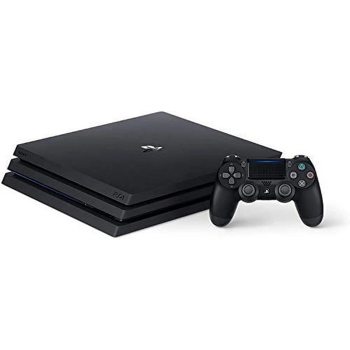 PlayStation 4 Pro 1TB Gaming Console Black with Charging Dock Headset Bolt Axtion Like New
