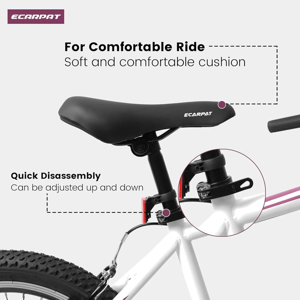 Ecarpat  Kids’ Bike 20 Inch Wheel, 20 Inch Mountain Bike 7-Speed, Boys Girls Child Kids’ Bicycles