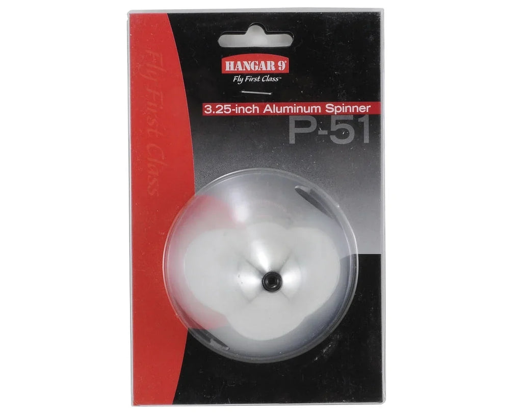 Hangar 9 3-1/4 Aluminum Spinner P51 HAN99005 Spinners & Hub Nuts