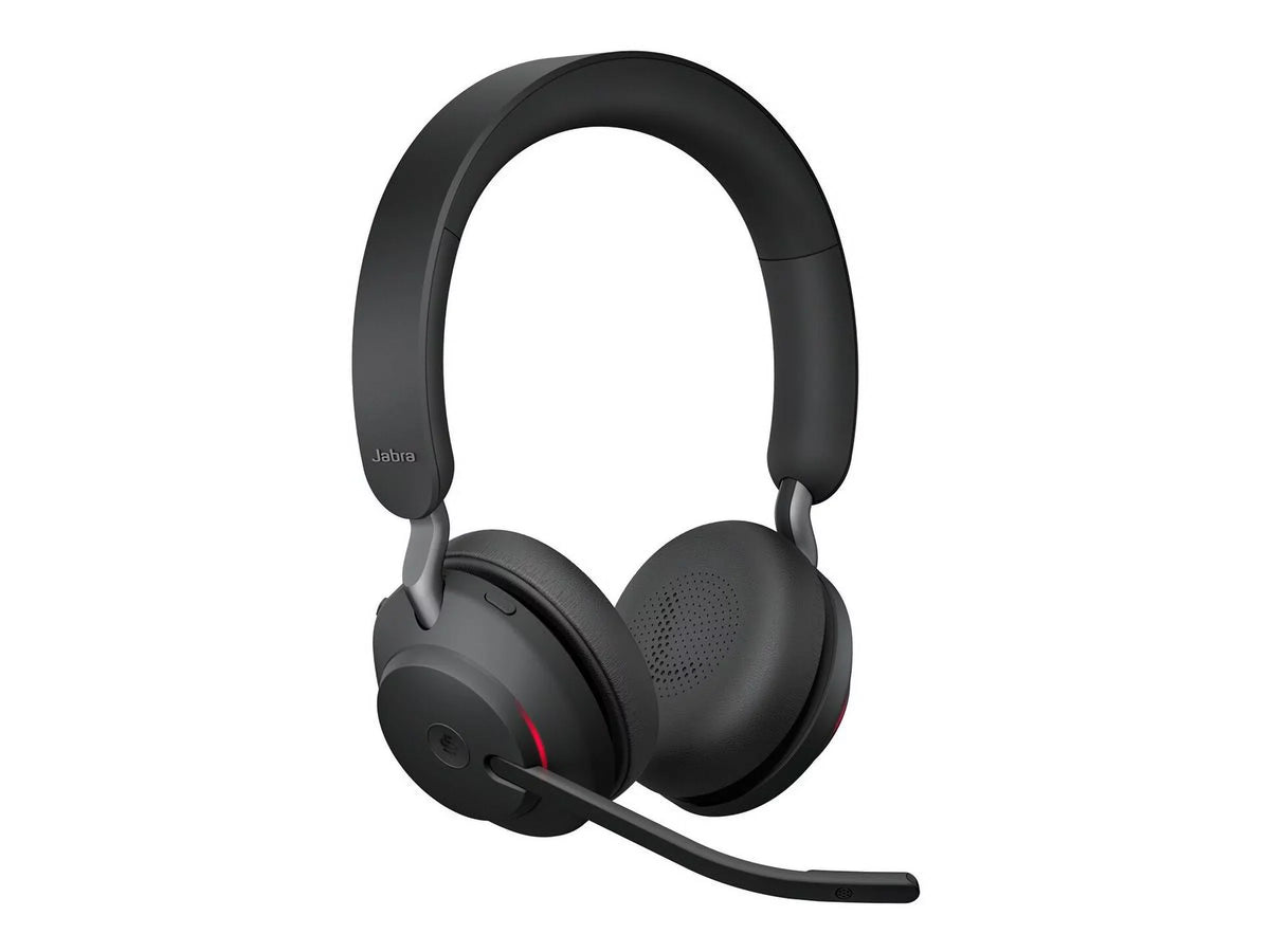 Jabra Evolve2 65 - USB-C MS Teams Stereo with Charging Stand USB-C Connector Circumaural Headset - Black