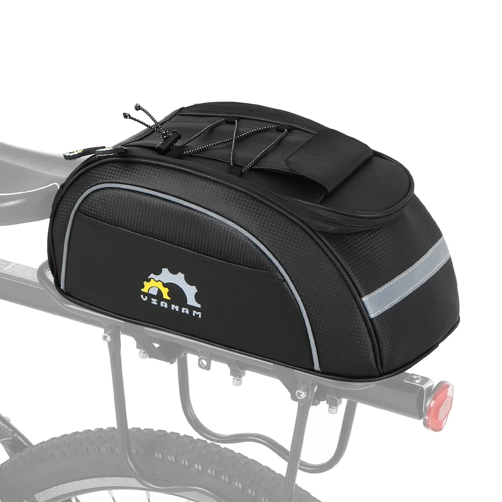 Waterproof Cycling Insulated Cooler Bag MTB Bike Trunk Bag Rear Rack Bag Storage Luggage Carrier Bag Pannier