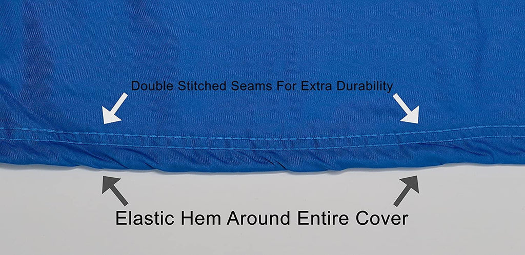 Weatherproof Jet Ski Covers for Yamaha EXR 2019 - Silver - High Sun Protection - All elements - Trailerable - Protects from Rain, Sun, UV Rays, and More! Includes Trailer Straps and Storage Bag