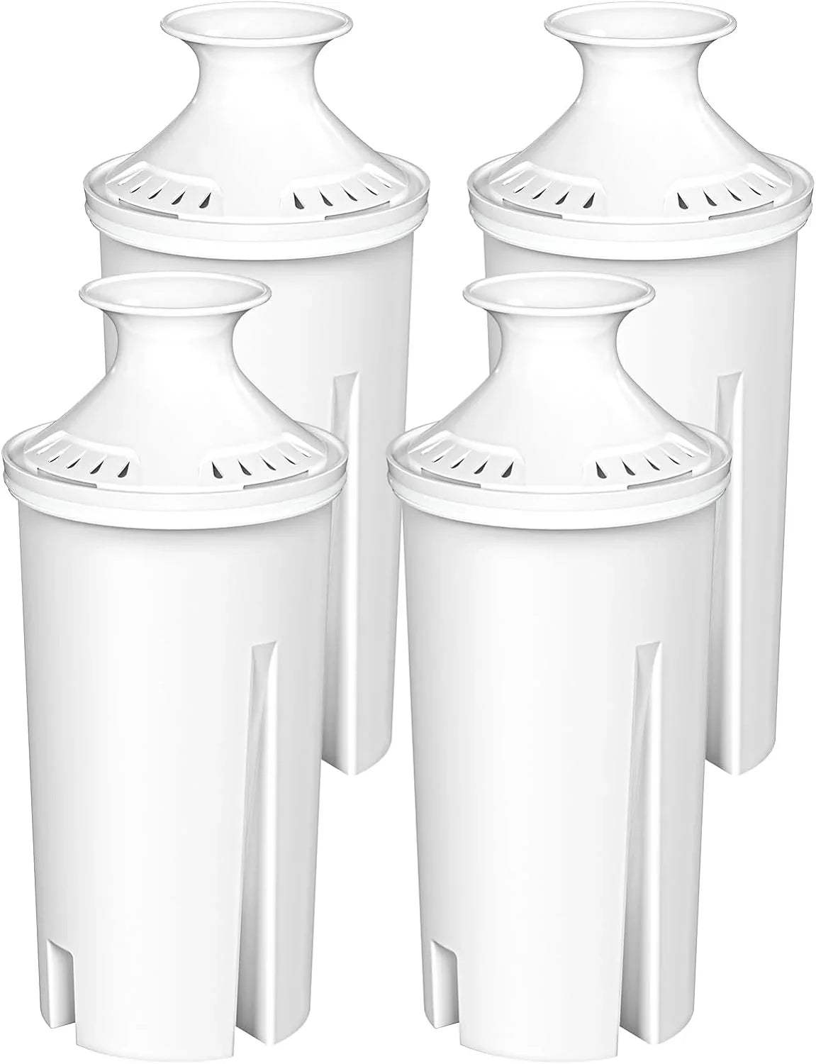 4-Pack Standard liquid Filter Replacements for Brita® aqua Pitchers and Dispensers, NSF Certified to Reduce Chlorine and Bad Taste, BPA free