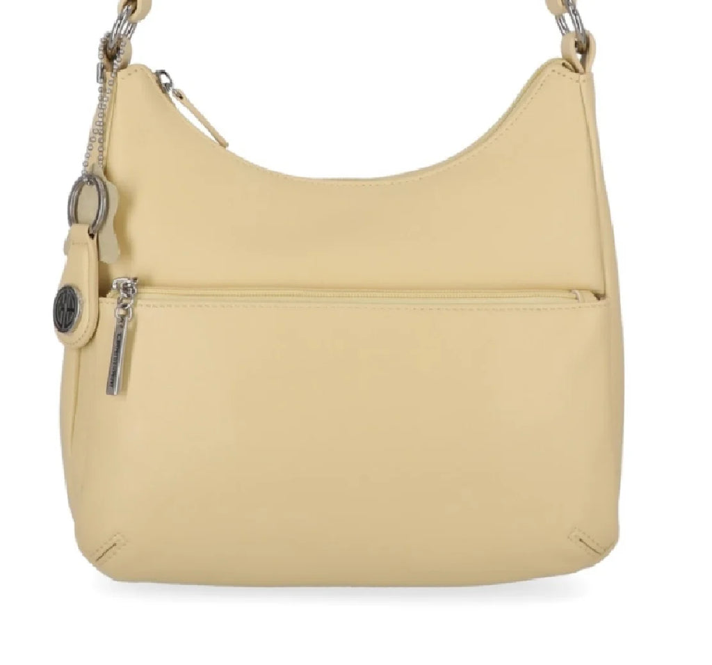 Giani Bernini Women's Nappa Leather Hobo Bag Yellow Size Regular