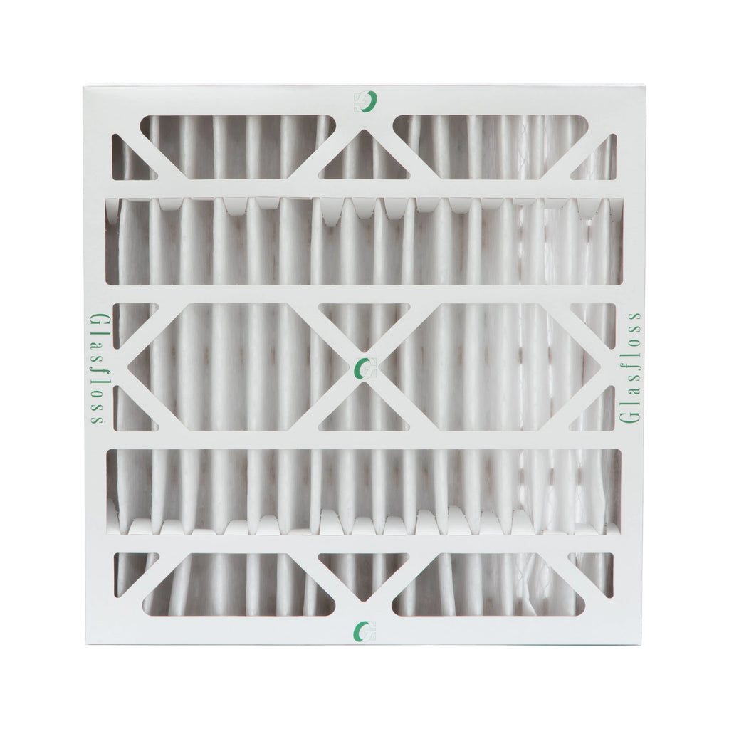 Exact Size: 19-1/2 x 19-1/2 x 3-3/4. Box of 4. Glasfloss ZL 20x20x4 MERV 10 Pleated AC Furnace Air Filters