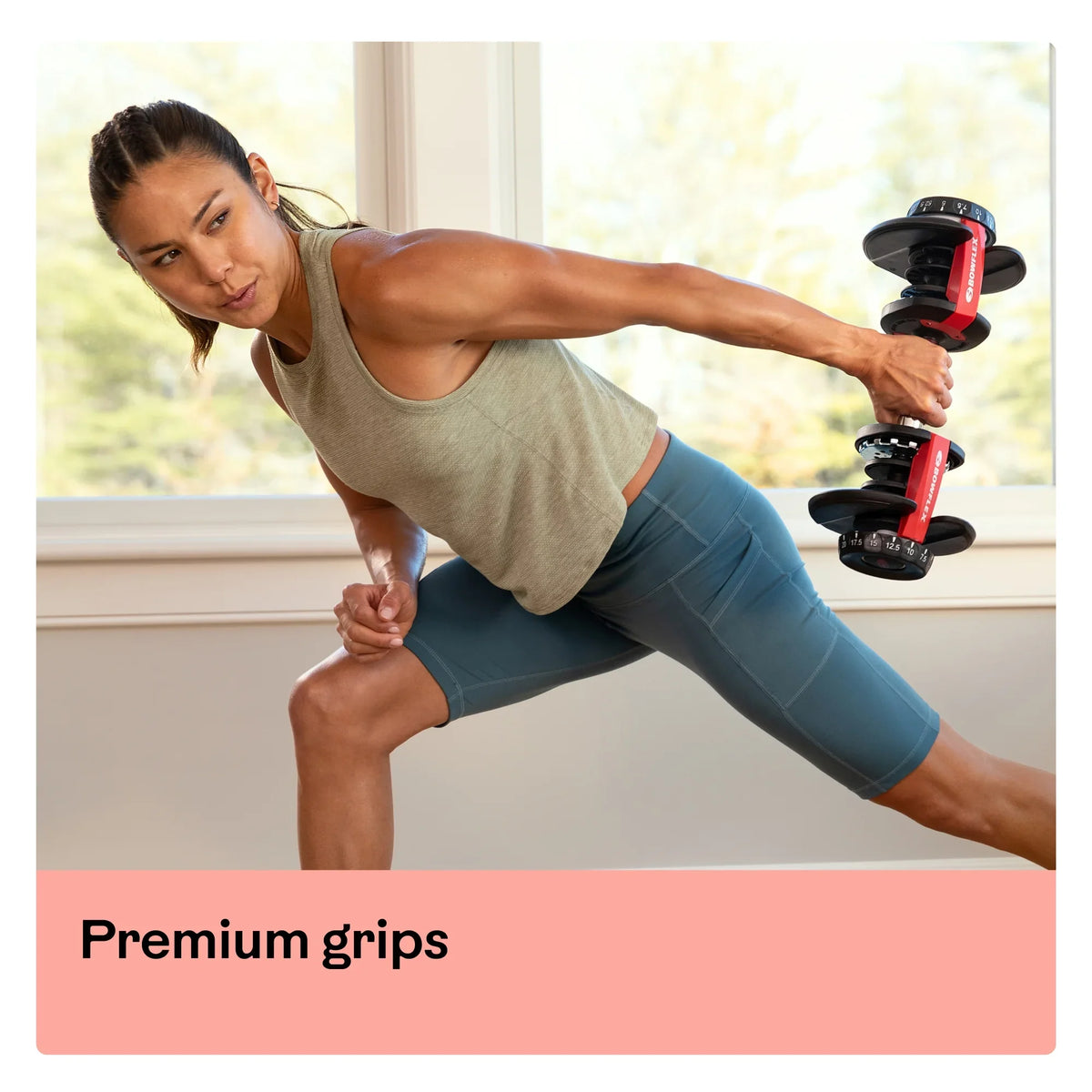BowFlex SelectTech 552 Dumbbell, Single, Litho, Free 2-month JRNY Membership