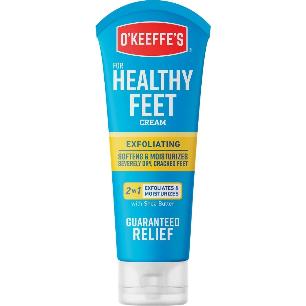 Tube Exfoliating Foot Cream. O'Keeffe's Healthy Feet 3 Oz