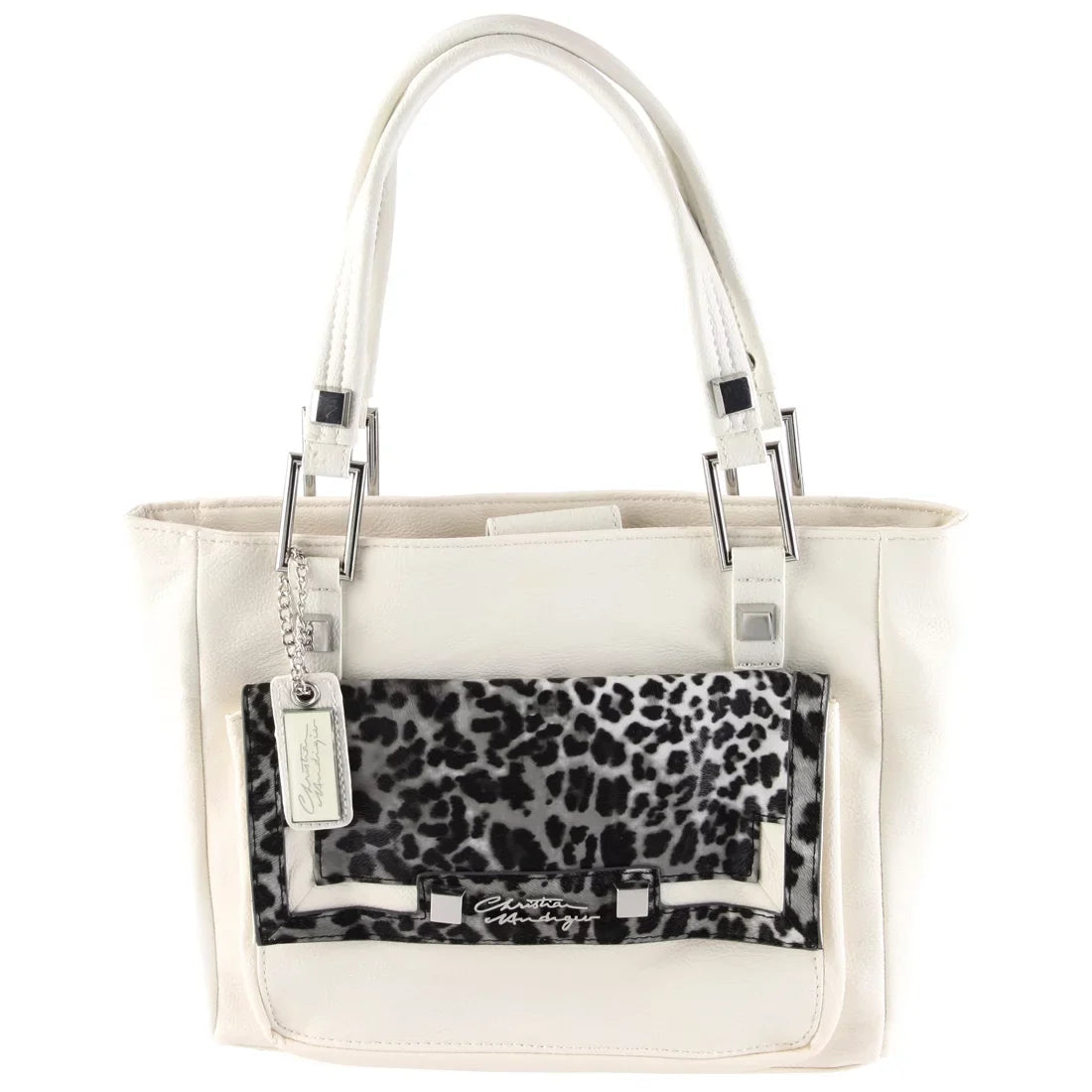 Christian Audigier Magda Tote- White