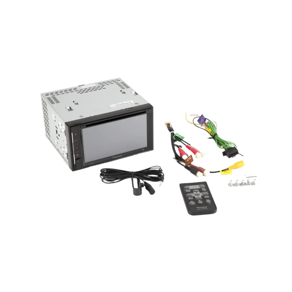 KIT2380 Bundle with Pioneer Multimedia DVD Car Stereo and Installation Kit - for 2006-2007 Isuzu i-350 / Bluetooth Touchscreen, Backup Camera, Double Din in-Dash Mounting Kit