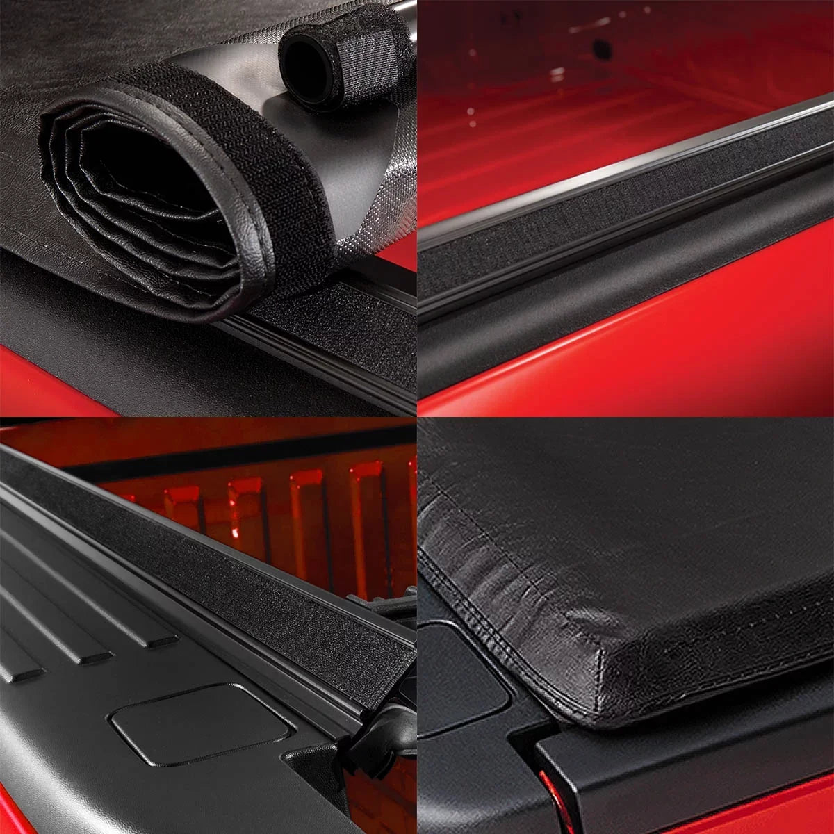 Auto Drive Soft Roll up Truck Bed Tonneau wrap Fits 04-12 Chevy Colorado / GMC Canyon 6Ft Bed