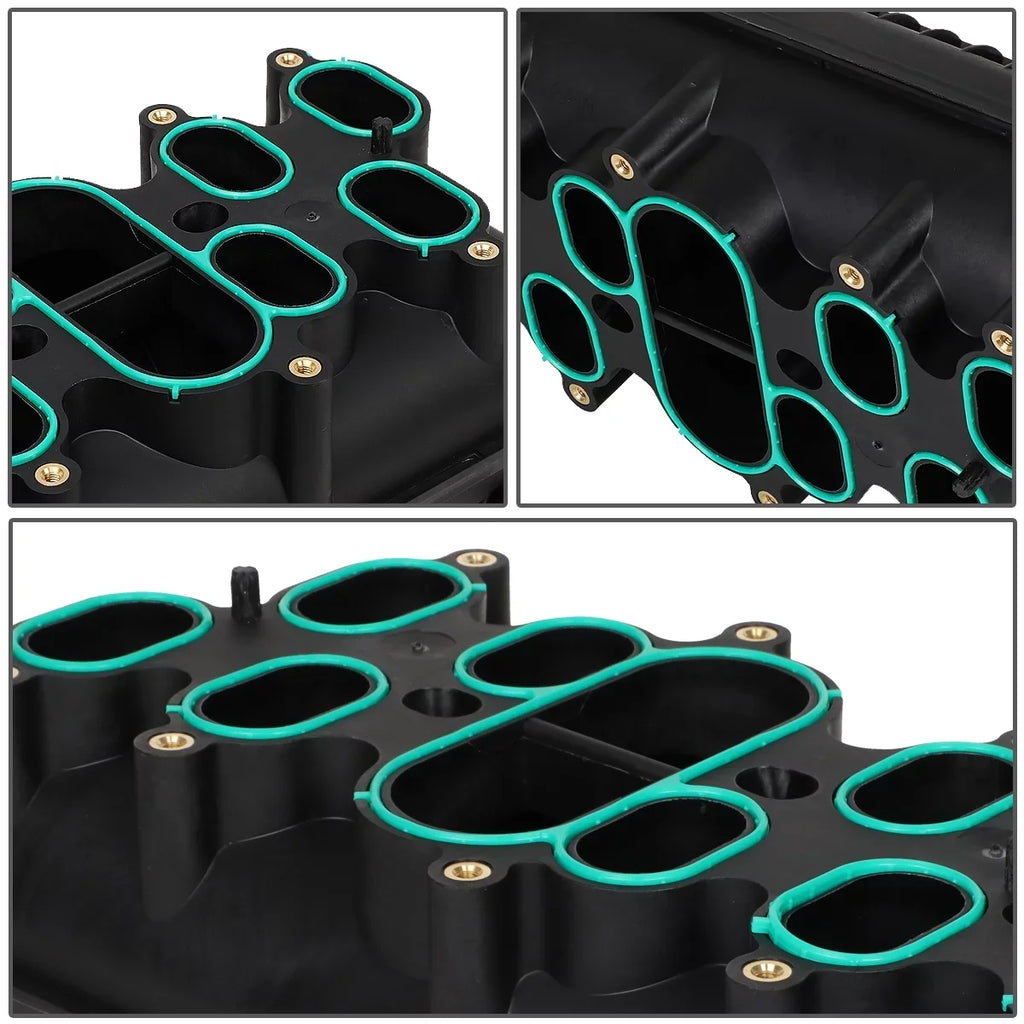 DNA Motoring OEM-ITM-010 For 2000 to 2018  E350/E450/F250 F350 F450 F550 Super Duty Excursion 6.8L Engine Intake Manifold Lower Kit 01 02 03 04 05 06 07 08 09 10 11 12 13 14 15 16 17