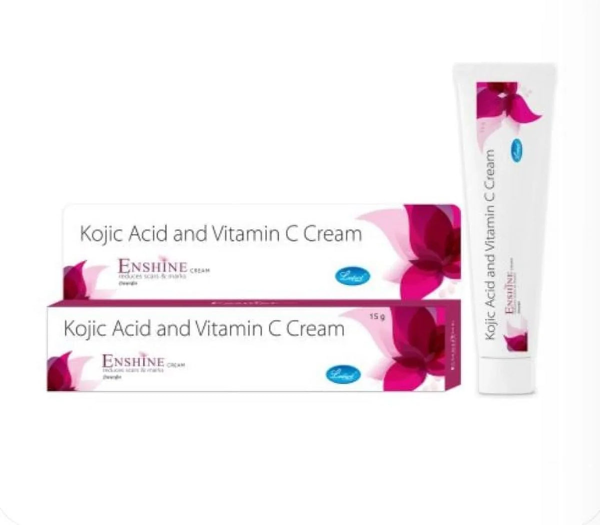 Enshine Cream with Kojic Acid and Vitamin C for Scars & Marks 15 gm Cream