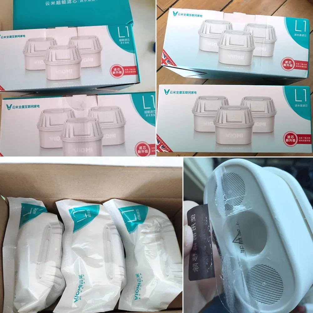 VIOMI Kettle,3 Pcs Filters Super Filter Kettle Seven Heavy Kettle Violet Heavy moisture Filters Purification Kettle 3pcs Filters Kettle 3 Filters Super liquid Dispenser 3pcs Radirus Kettle moisture Filters