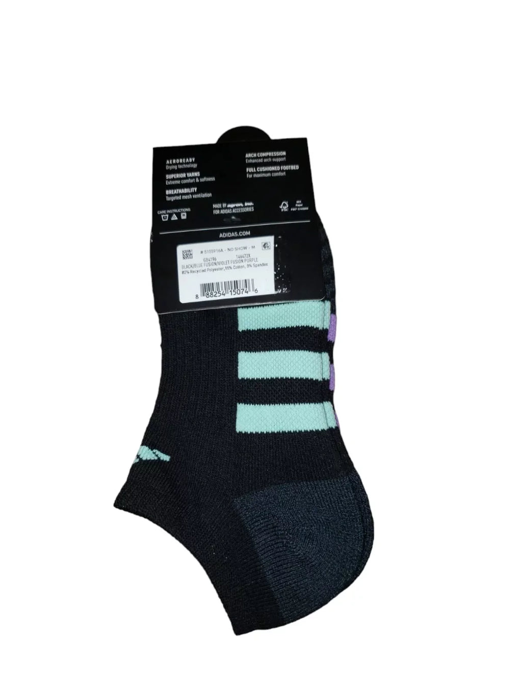 Women's Cushioned No Show Socks (3-Pair)
