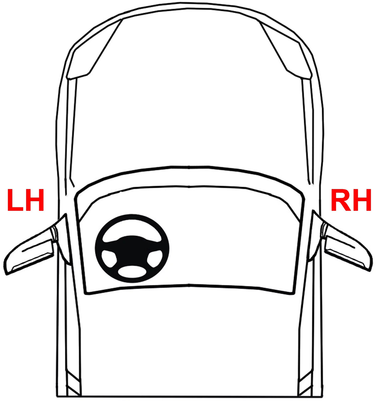 Mirror suitable With 2006-2010 Hyundai Sonata Right Passenger Side Heated Paintable Kool-Vue