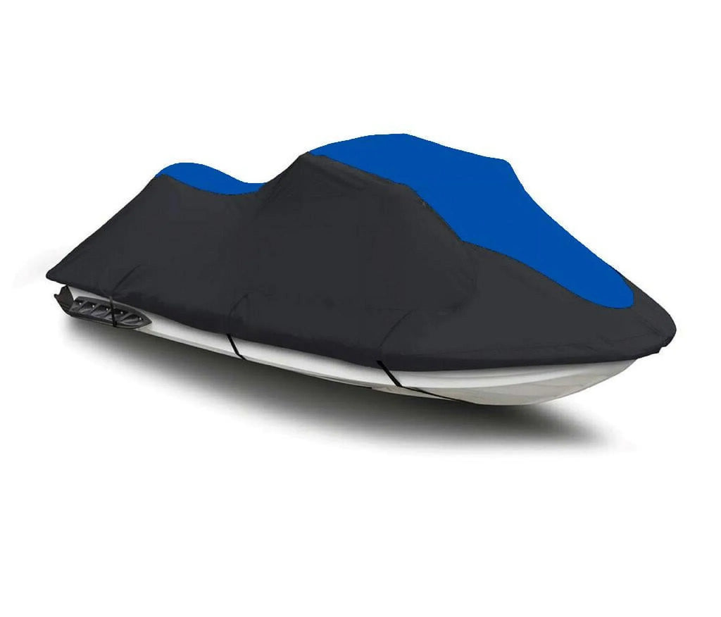 BLACK / BLUE HEAVY-DUTY, 600 DENIER Jet Ski PWC shield matching for Yamaha Wave Runner VX Deluxe 2015 2016 2017 2018 2019 2020 2021 2022
