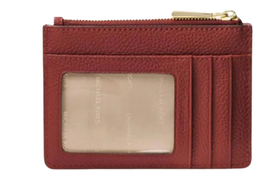 MICHAEL KORS Red Leather Coin Purse