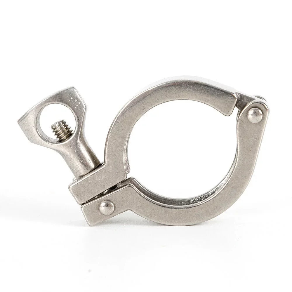 10PCS Stainless Steel Quick-loading Clamp for Machine Tools，Ships, Sewage Treatment aqua Oil Gas for Soft or Hard Pipe Links