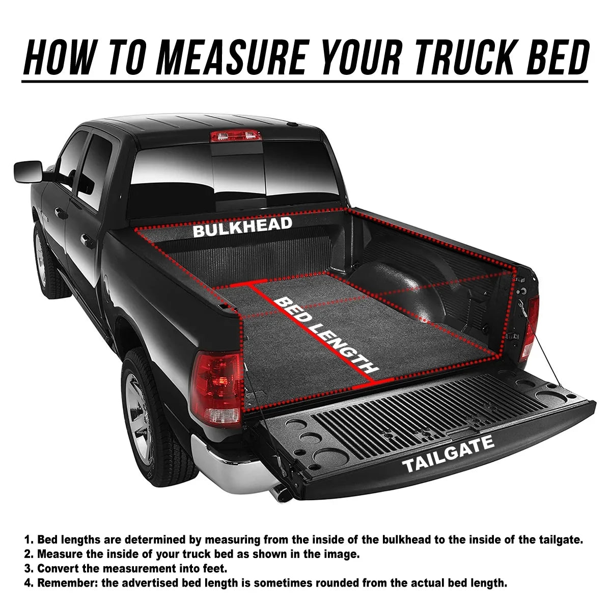DNA Motoring TTC-TRISOFT-056 For 2007 to 2021  Tundra 5.5' Bed Fleetside Adjustable Tri -Fold Soft Top Trunk Tonneau shield 20 19 18 17 16 15 14 13 12 11 10 09 08