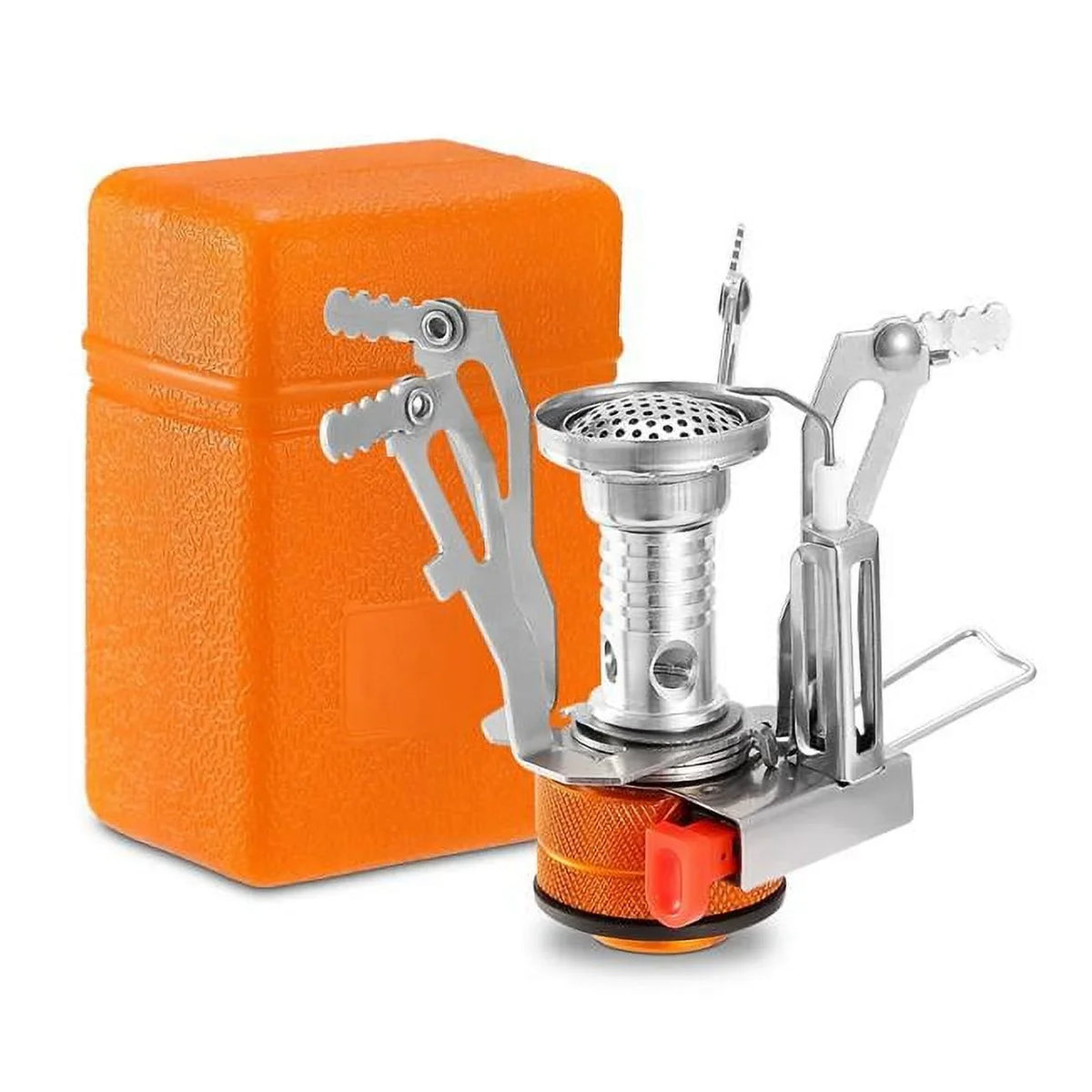 Fresh Fab Finds FFF-GPCT1917 Ultralight Camping Stoves Portable Backpacking Hiking Stoves with Piezo Ignition