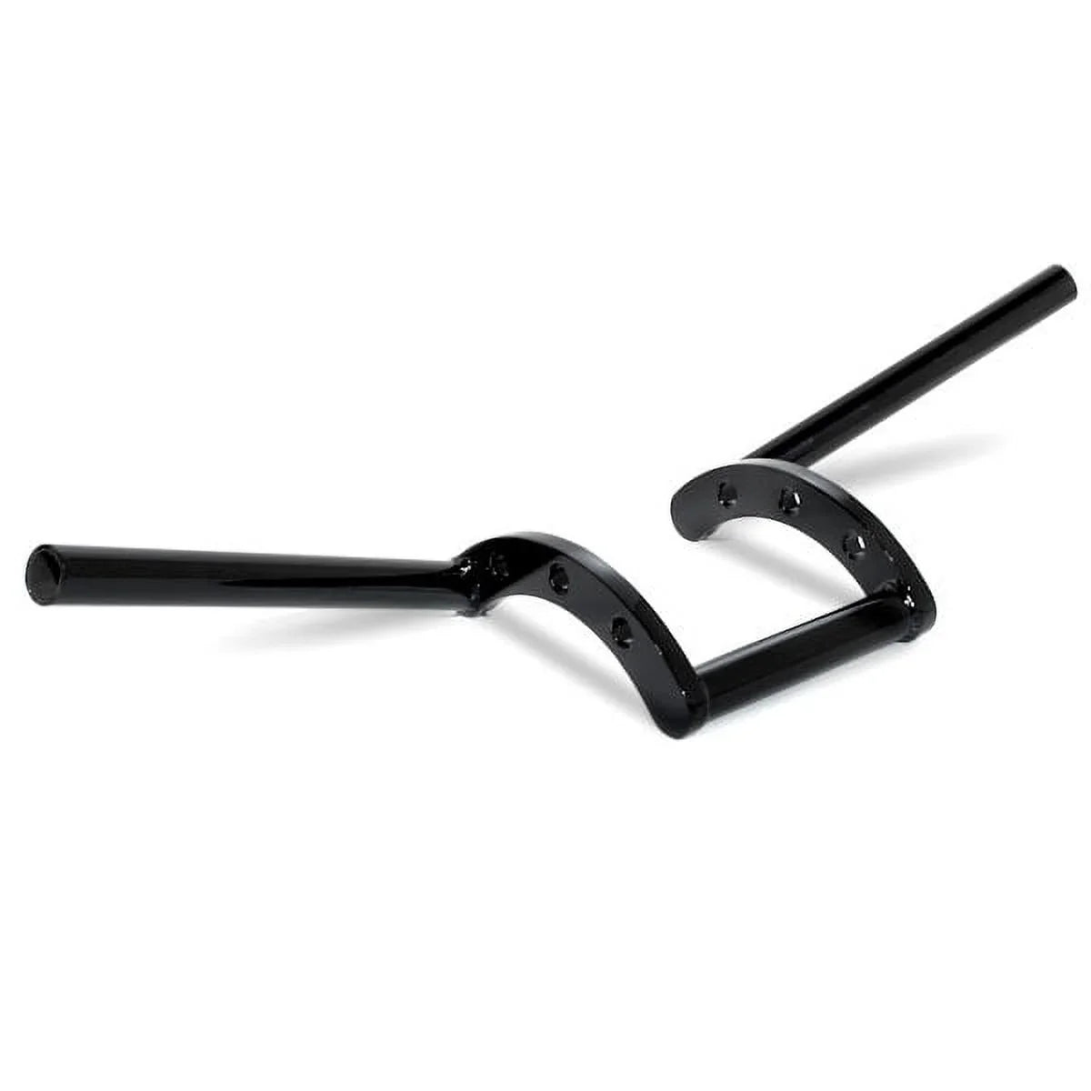Krator Motorcycle Handlebar 1" Black Z-Bars Cruiser Bike suitable with Harley Davidson Police FLHP