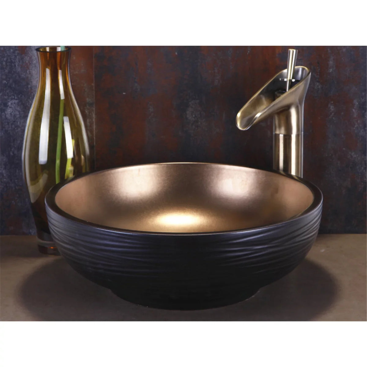 Dawn USA Ceramic Circular Vessel Bathroom Sink