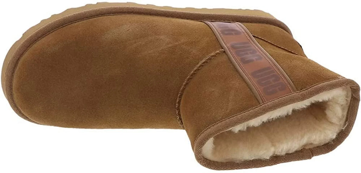 UGG Women's Classic Mini Side Logo Ii Boots  CHESTNUT