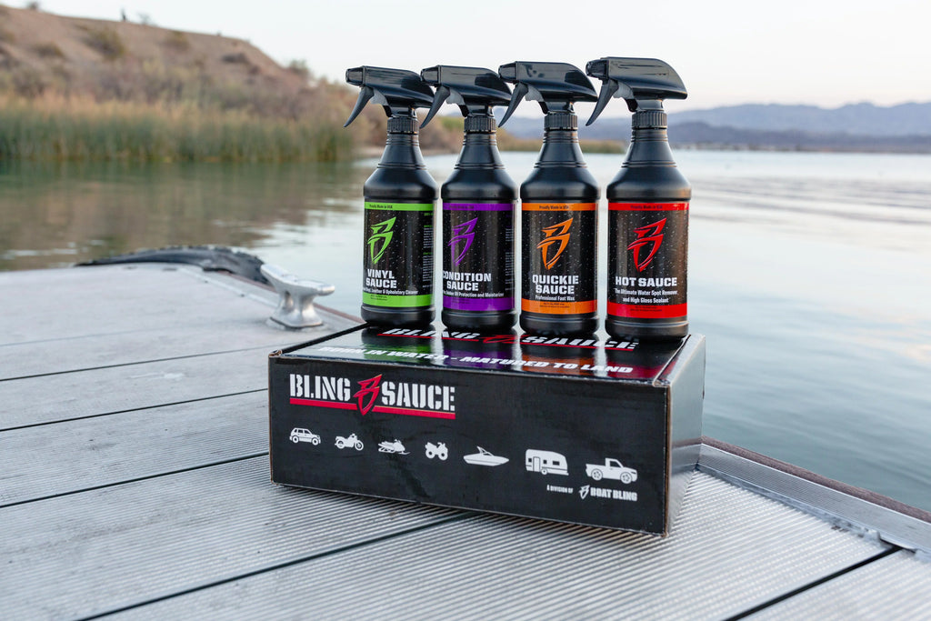 craft Bling - Bling Sauce Variety 4-Pack vessel Cleaner Kit, Four 20 oz Bottles