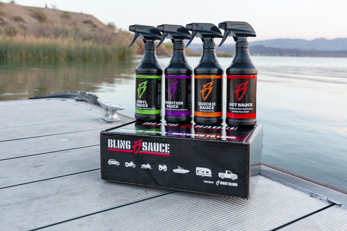 craft Bling - Bling Sauce Variety 4-Pack vessel Cleaner Kit, Four 20 oz Bottles