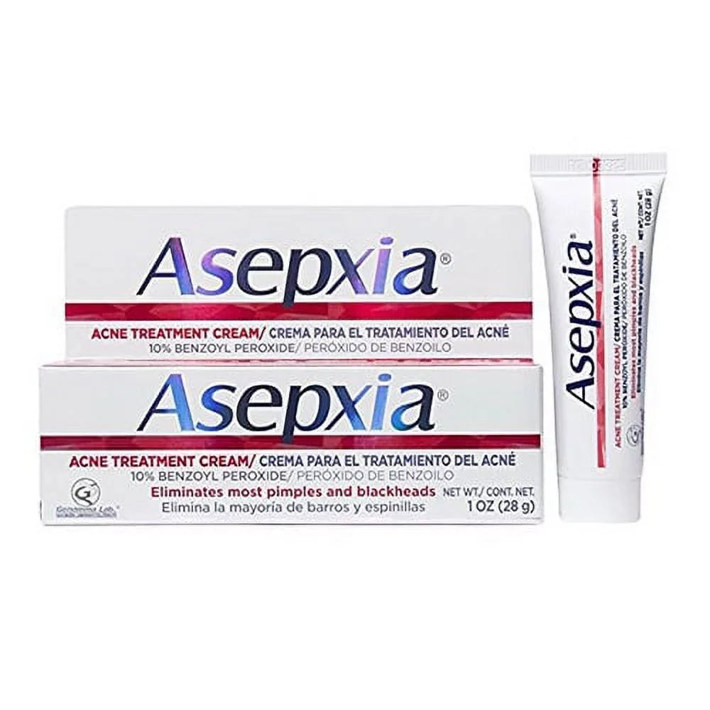 Asepxia Acne Spot Face Cream For Pimples and Blackhead, 1 Oz, 2 Pack