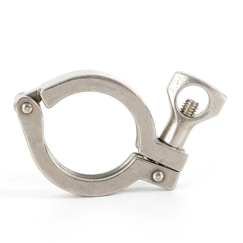 10PCS Stainless Steel Quick-loading Clamp for Machine Tools，Ships, Sewage Treatment aqua Oil Gas for Soft or Hard Pipe Links