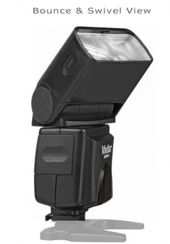 EOS 5DS/5DS R Bounce, Zoom & Swivel Head Flash + High Powered AC Rapid Charger With 4AA 2900 Mah Batteries + Nw Di