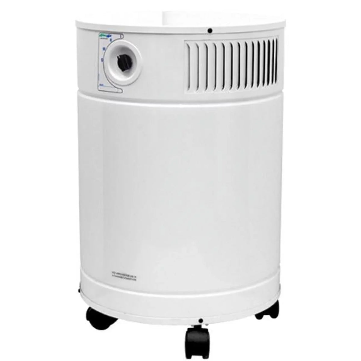 Dia.. H x 15in. Allerair Industries  6000 Vocarb Air Purifier - Black - 23.5in