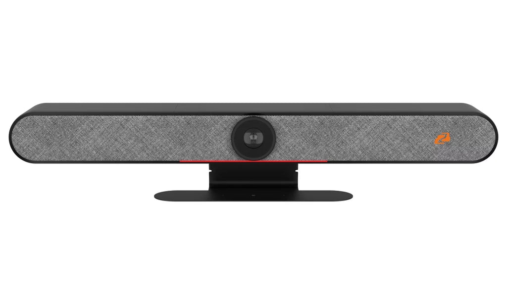 BZBGEAR Intelligent 4K UHD All-In-One Auto Tracking Video Bar with HDMI/USB-C and 20W Speakers/6-MEMS Microphones (Black)