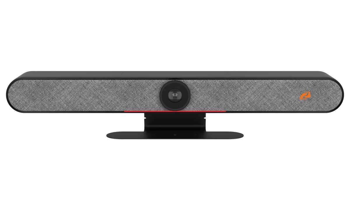 BZBGEAR Intelligent 4K UHD All-In-One Auto Tracking Video Bar with HDMI/USB-C and 20W Speakers/6-MEMS Microphones (Black)