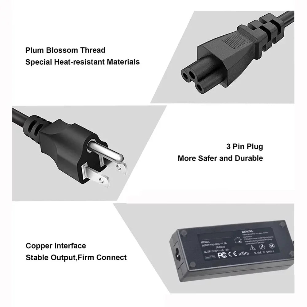 CJP-Geek 135W AC Power Supply Adapter Charger for  Y40-70 Y50-70 Y50-80 Mains PSU