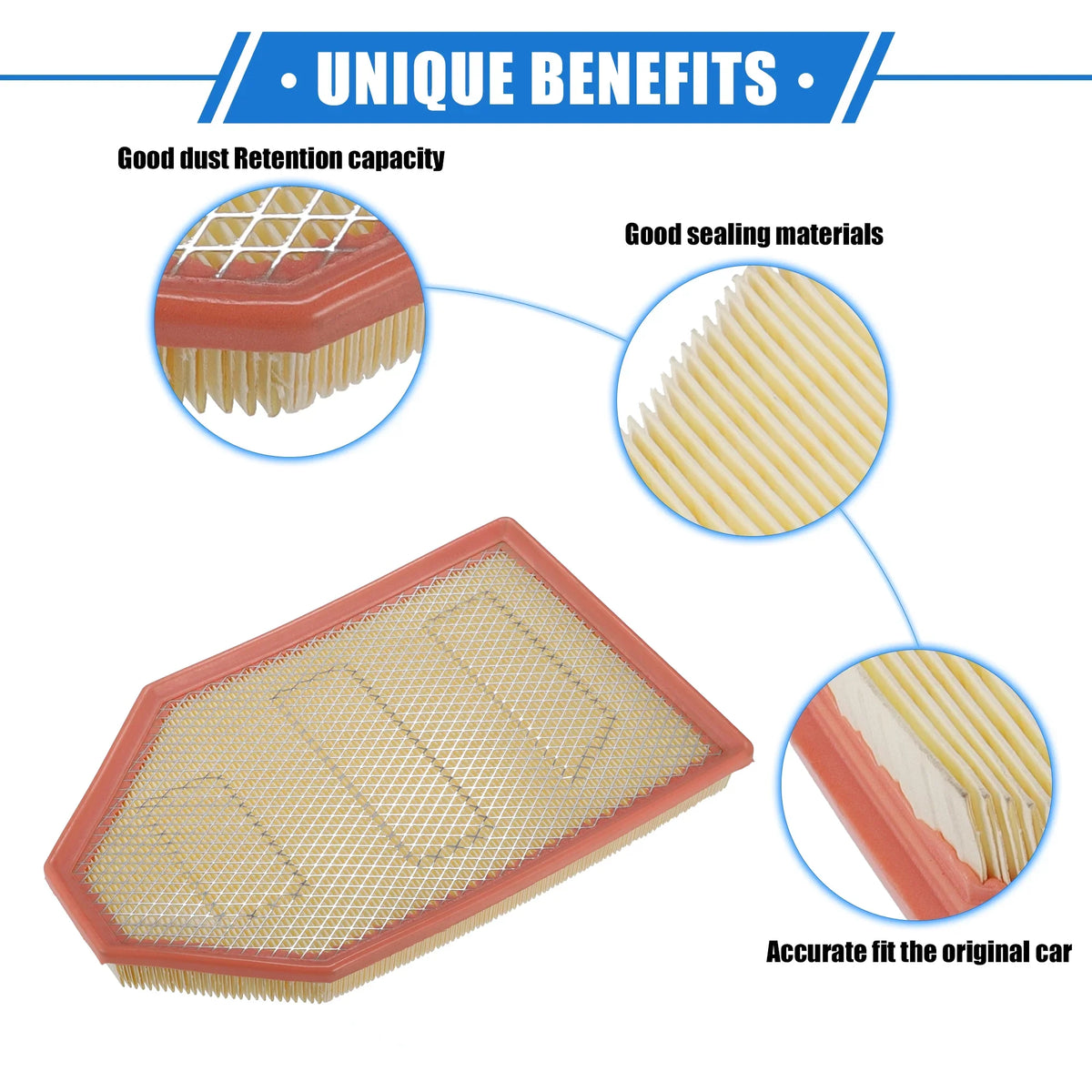 Car Engine Air Filter suitable for Dodge Challenger 2011-2023 for Chrysler 300 2011-2023 No.04861746AB