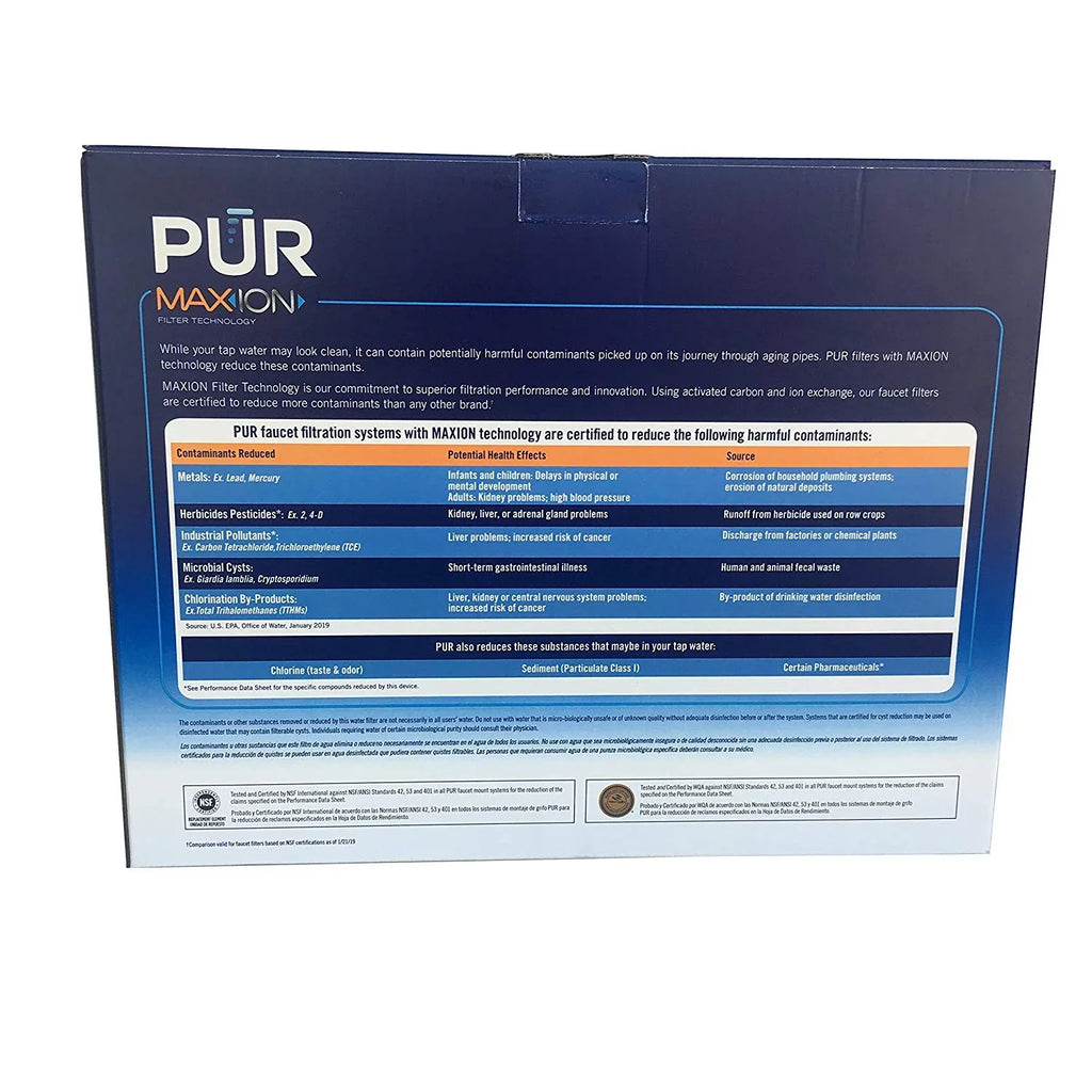 PUR Faucet Mount Replacement moisture Filter, Blue, 5 Pack